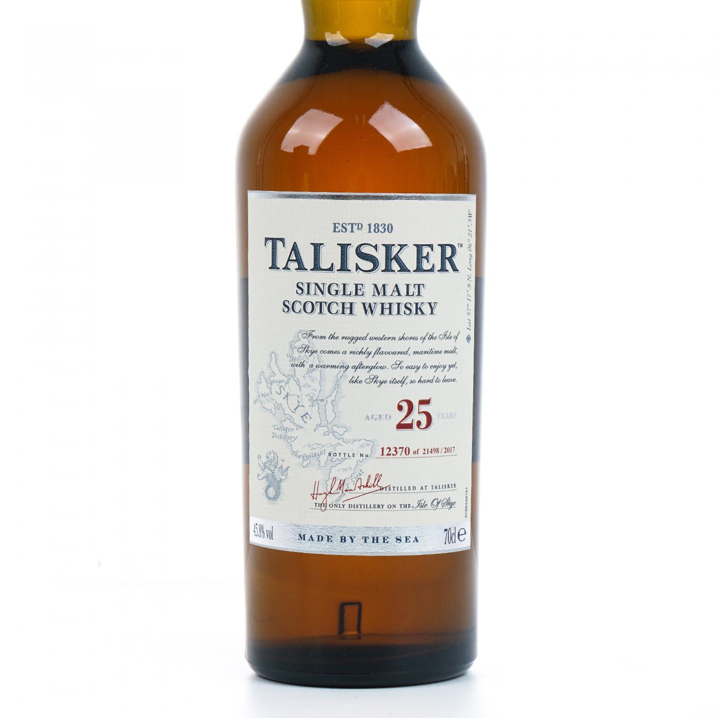 Talisker 泰斯卡 25年 2017版