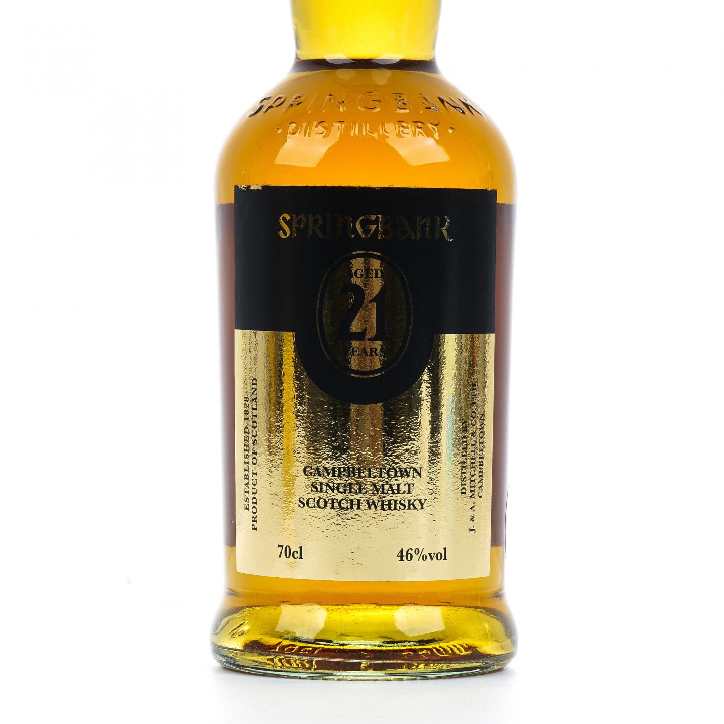 Springbank 云顶 21年 金色标