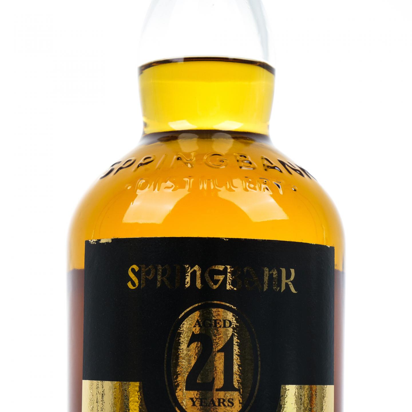 Springbank 云顶 21年 金色标