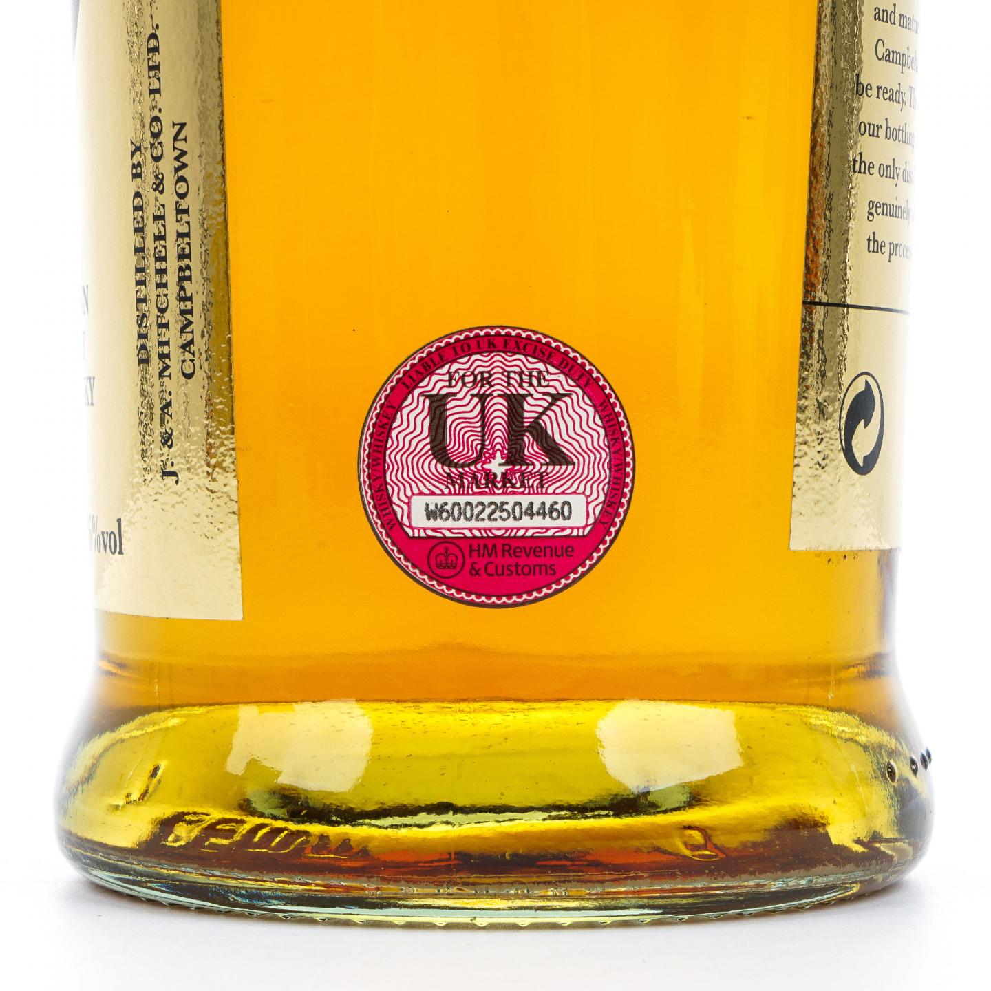 Springbank 云顶 21年 金色标