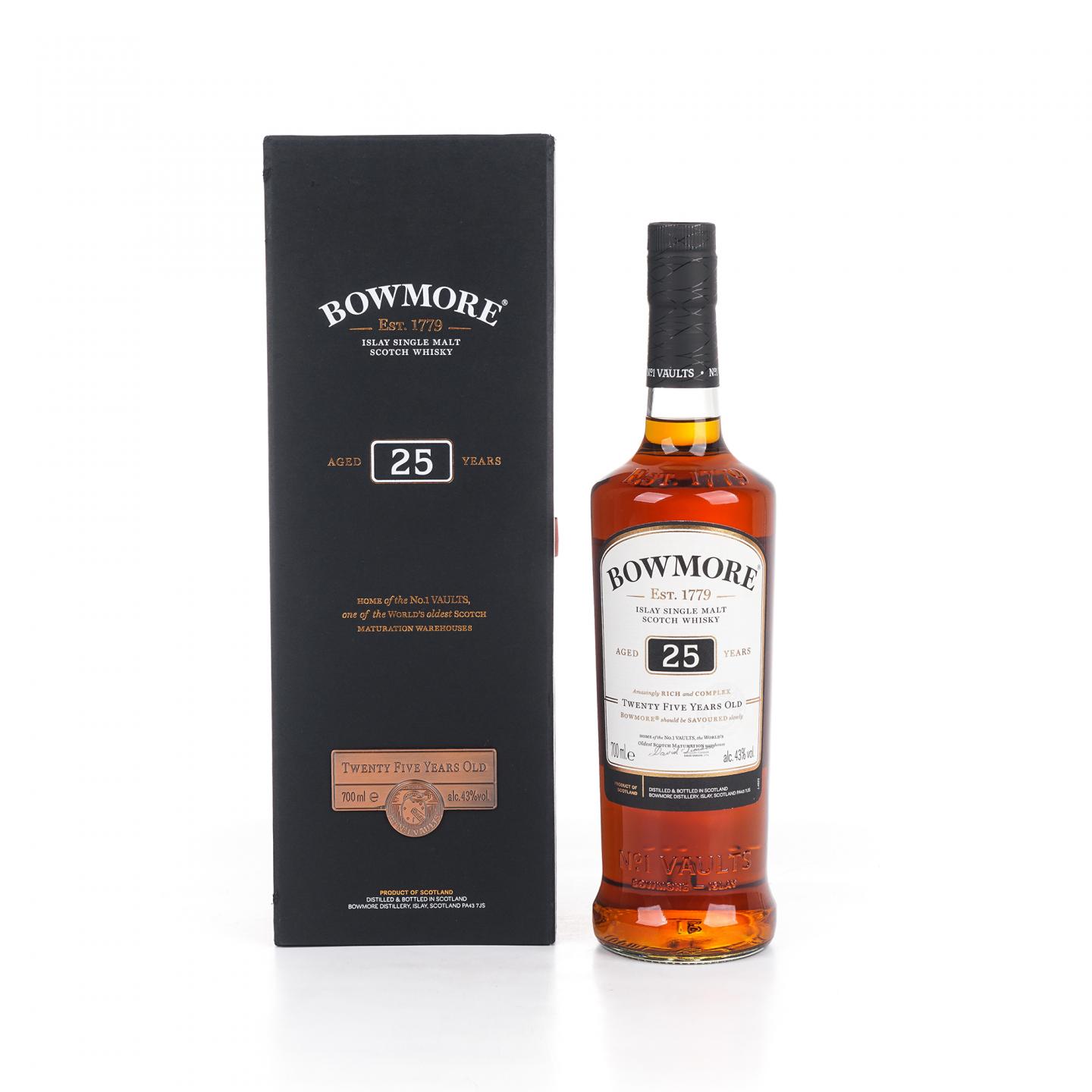 Bowmore 波摩 25年 单一麦芽 黑盒
