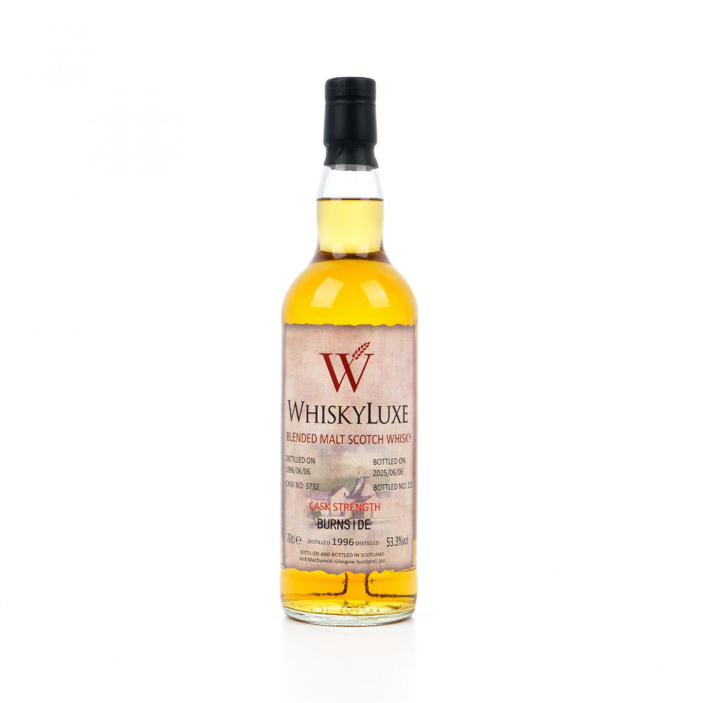 Burnside 1996-2025 百富汤匙桶#3732 Whiskyluxe 桶强