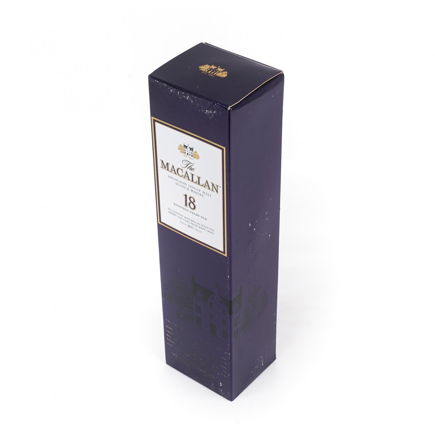Macallan 麦卡伦 18年 2017 雪莉桶