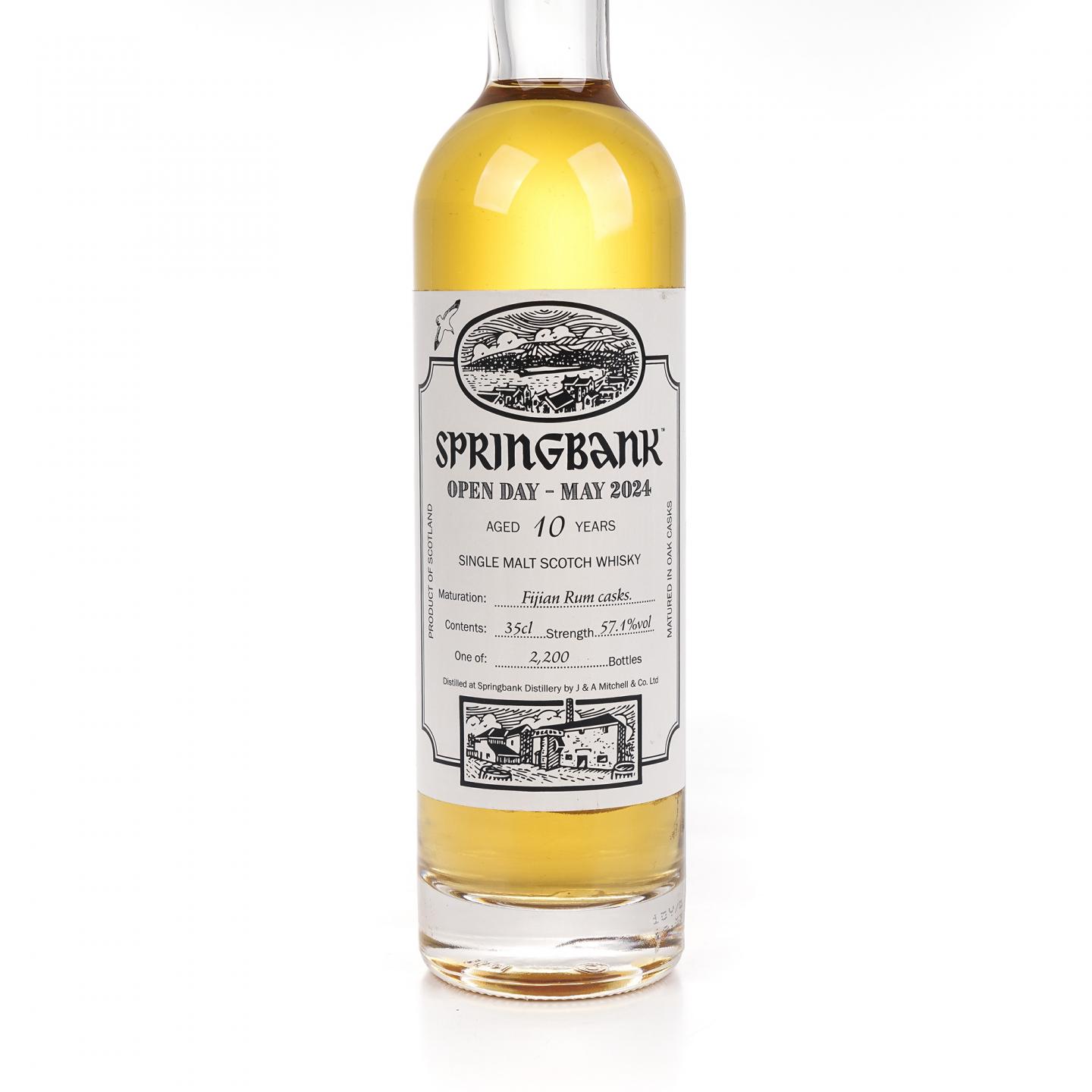 Springbank 云顶 10年 2024 Open Day 朗姆桶 350ml