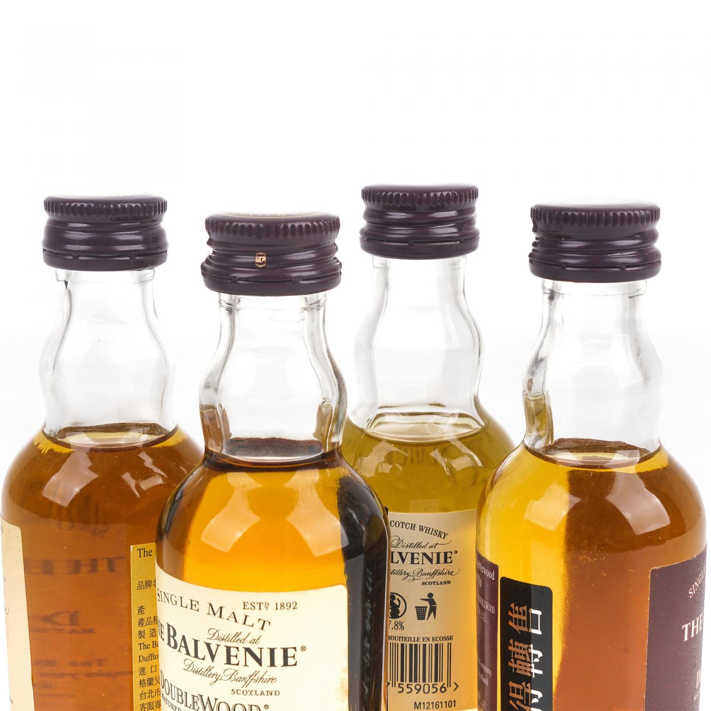 【酒版】Balvenie 百富 12/15/17年 50ml*4支组
