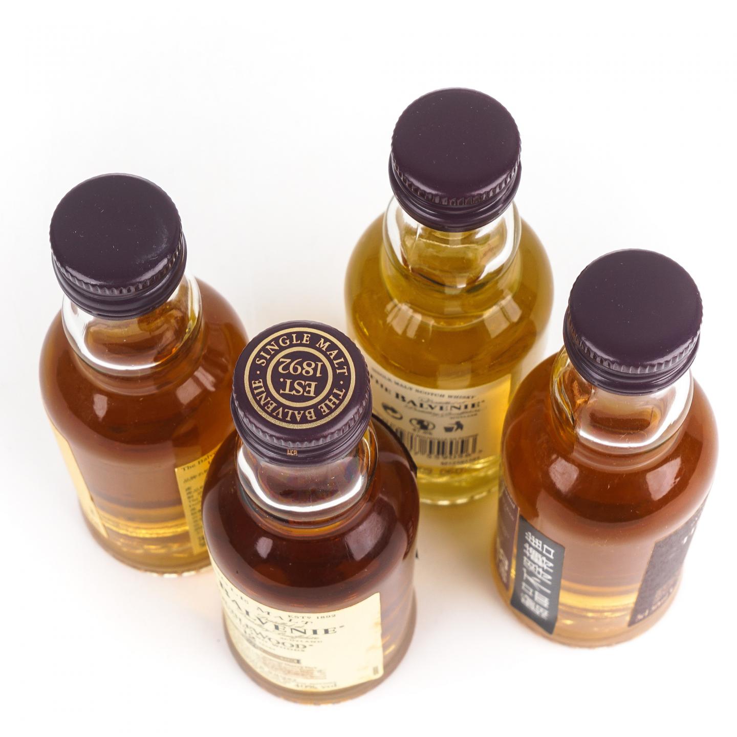 【酒版】Balvenie 百富 12/15/17年 50ml*4支组