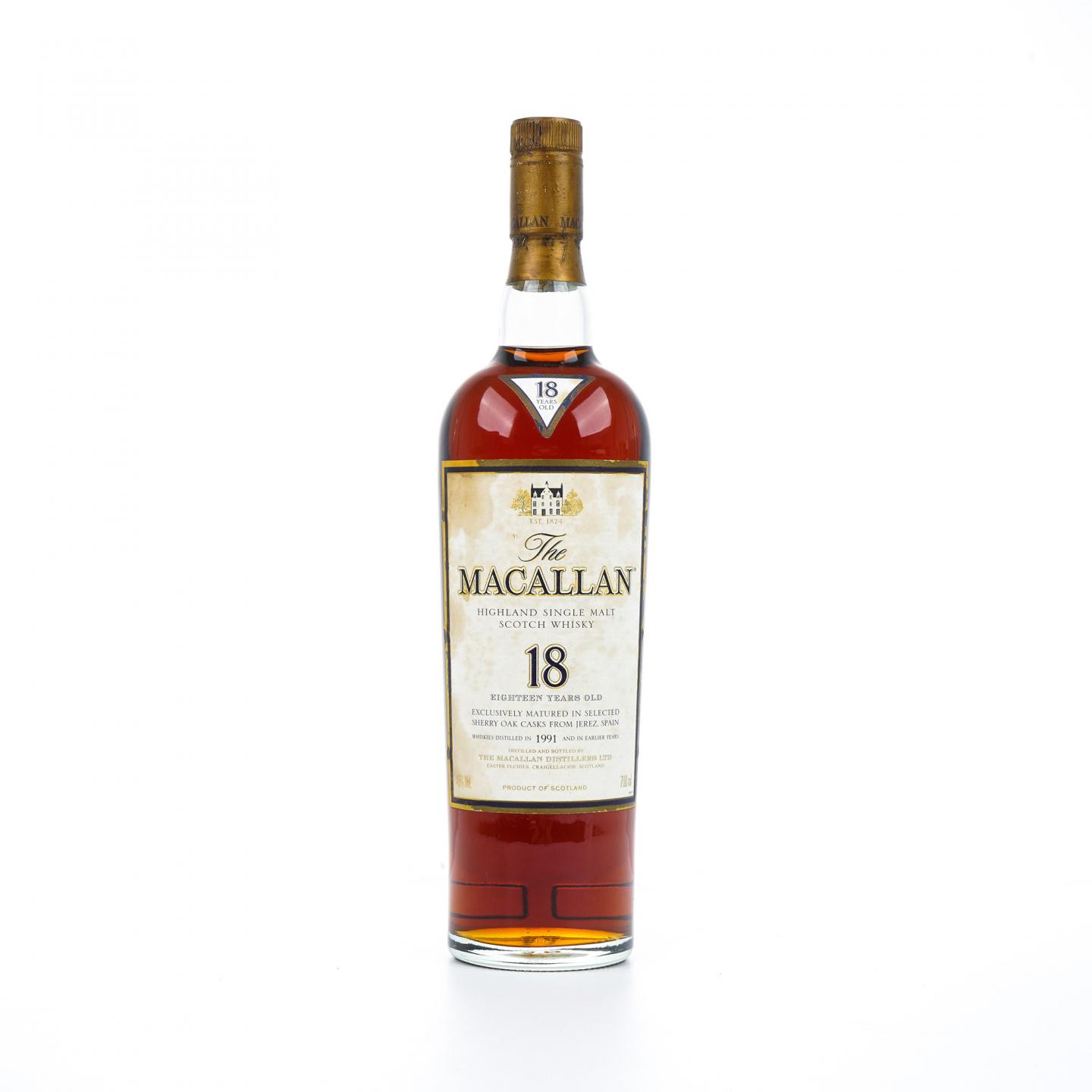 Macallan 麦卡伦 18年 1991 雪莉桶