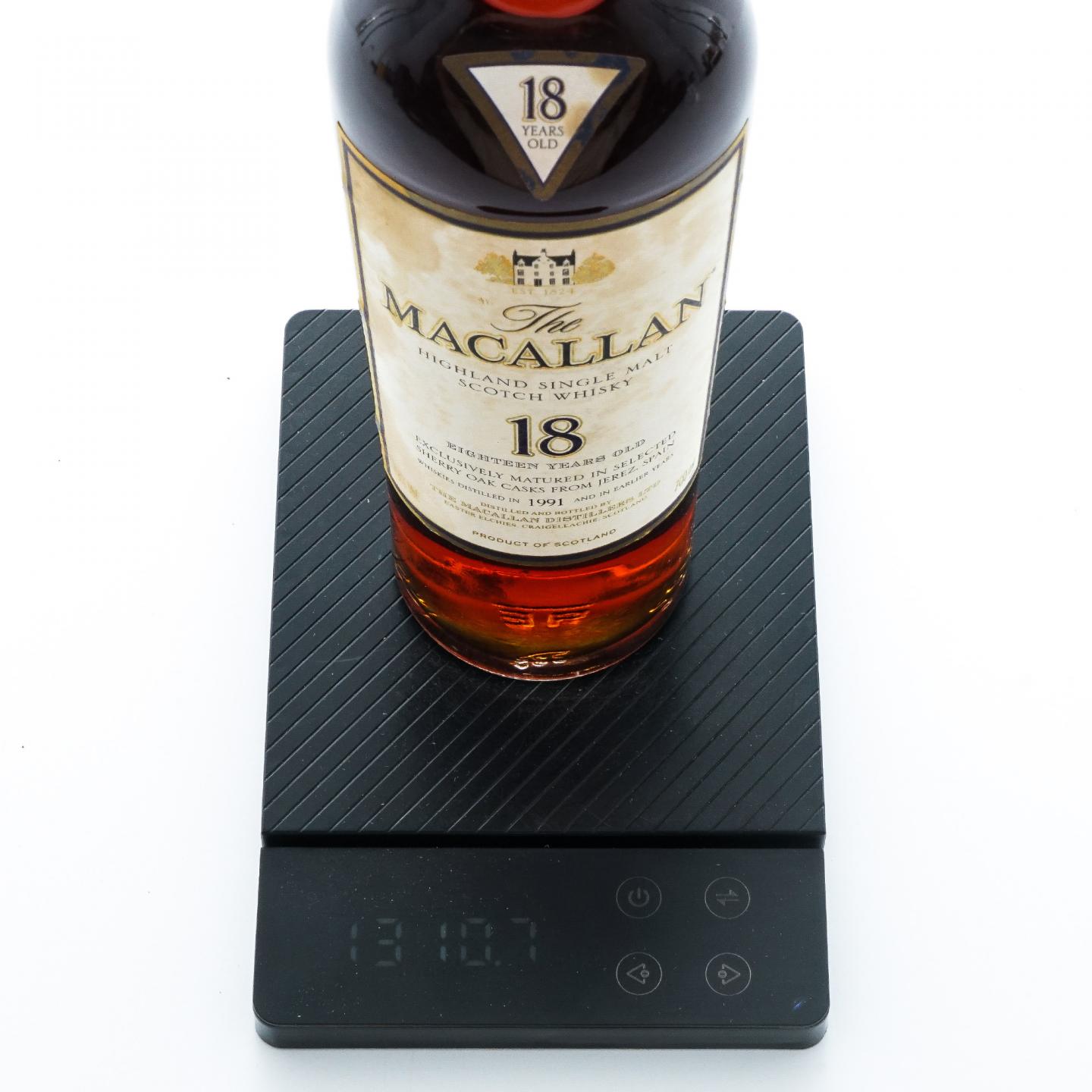 Macallan 麦卡伦 18年 1991 雪莉桶