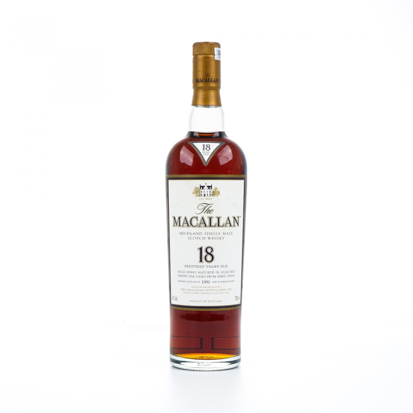 Macallan 麦卡伦 18年 1991 雪莉桶 700ml