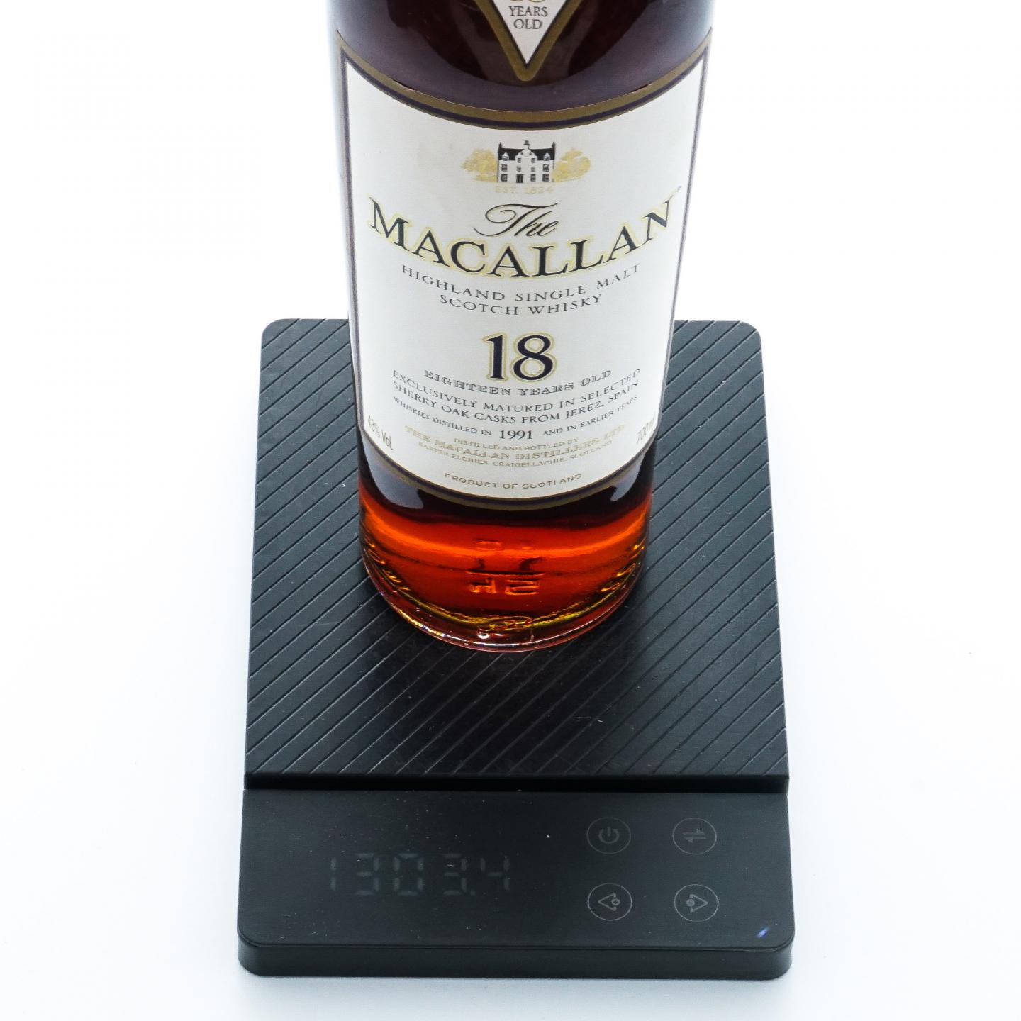 Macallan 麦卡伦 18年 1991 雪莉桶 43%Vol.