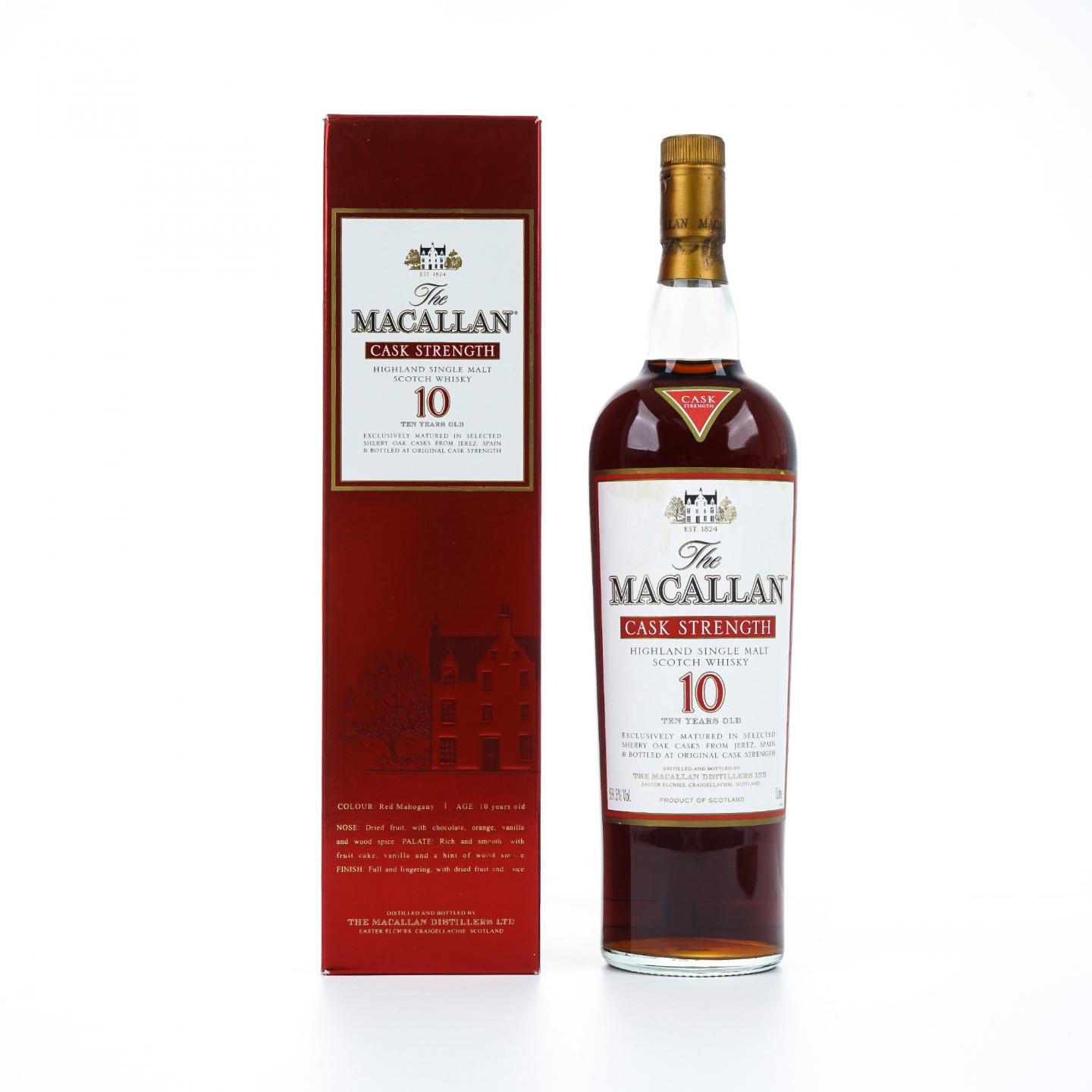 Macallan 麦卡伦 10年 桶强 59.3%Vol. 1升装