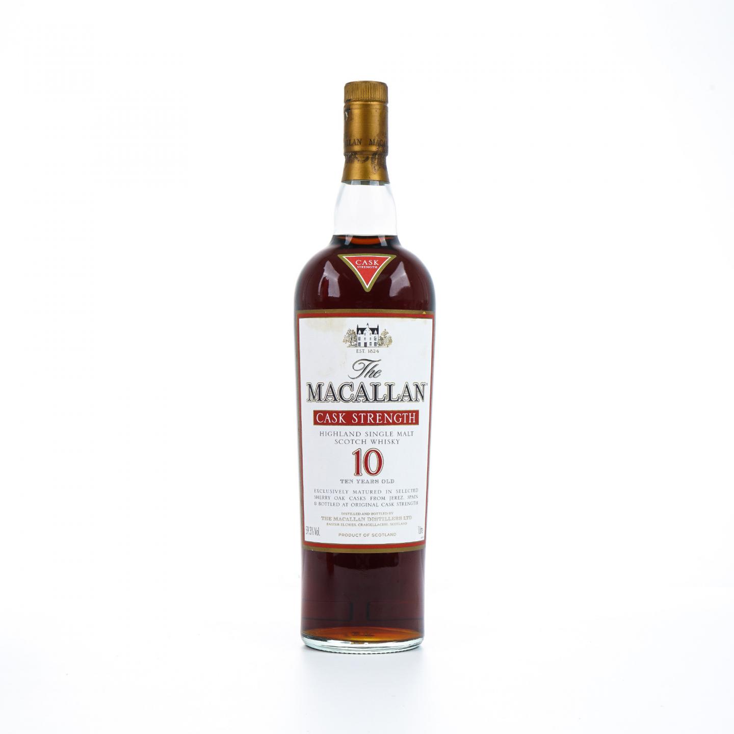 Macallan 麦卡伦 10年 桶强 59.3%Vol. 1升装