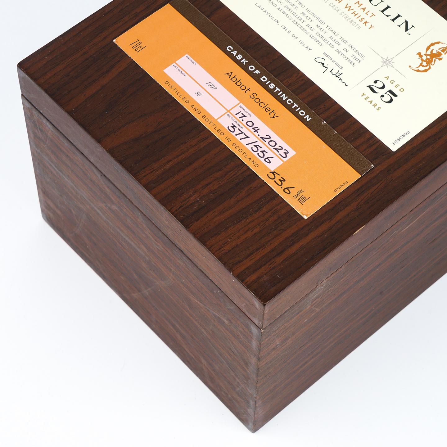 Lagavulin 乐加维林 25年 1997-2023 星星标 桶强 瓶码377