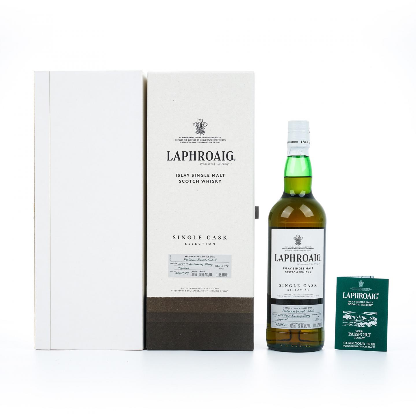 Laphroaig 拉弗格 2014 单桶#807523 PX雪莉桶
