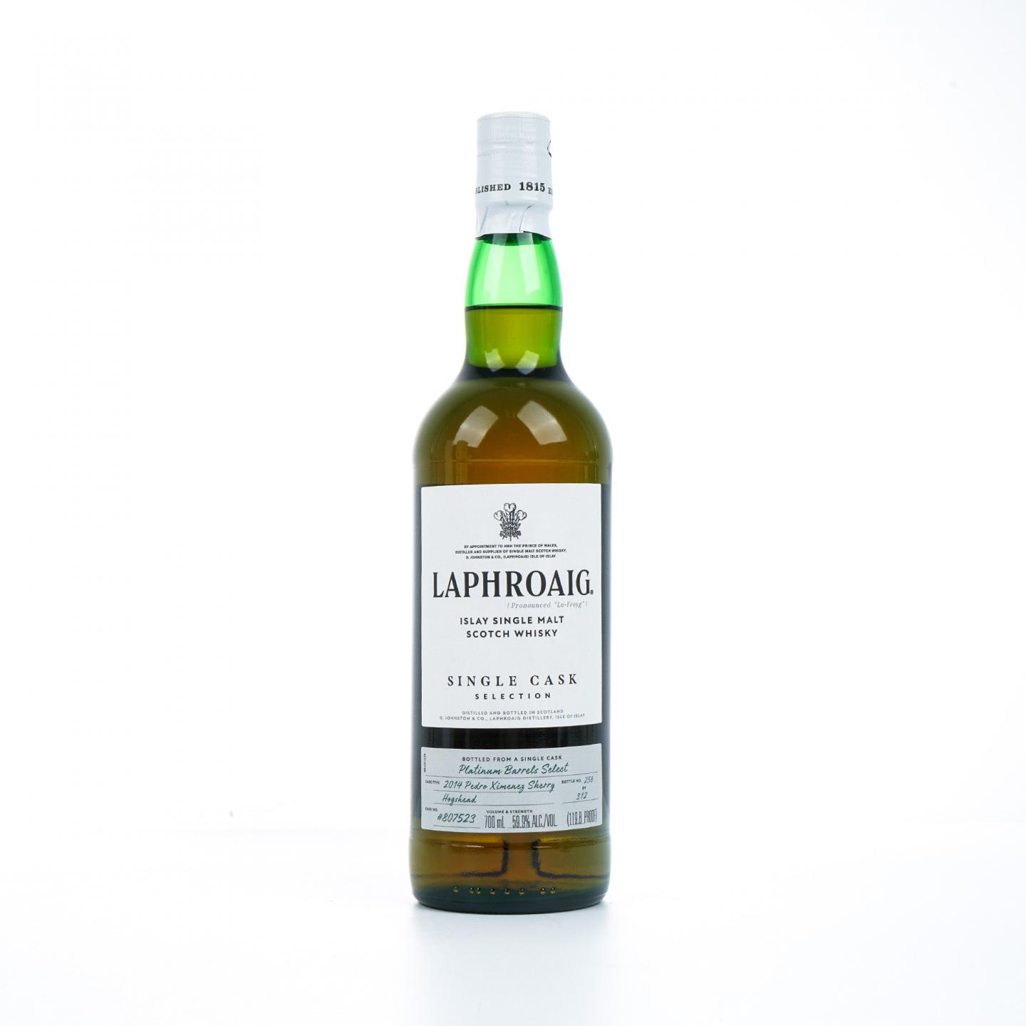 Laphroaig 拉弗格 2014 单桶#807523 PX雪莉桶