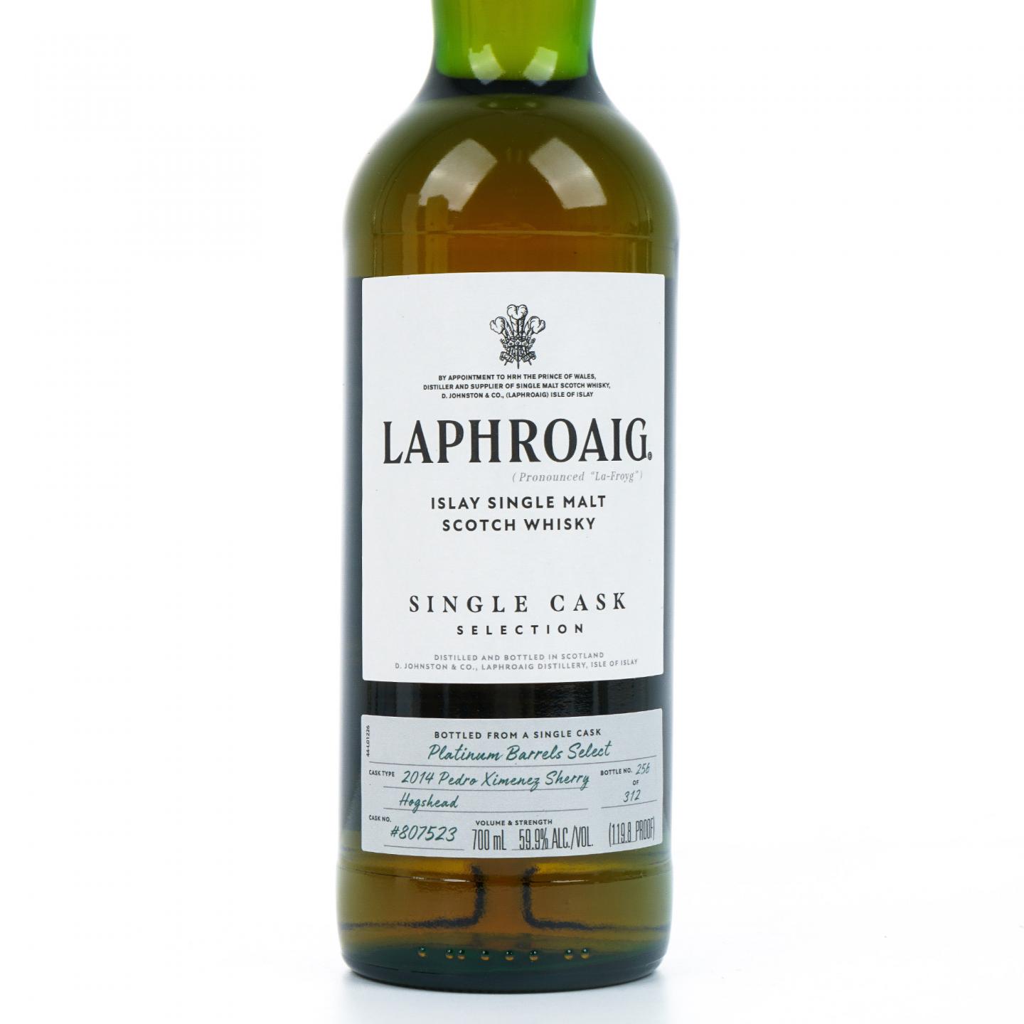 Laphroaig 拉弗格 2014 单桶#807523 PX雪莉桶
