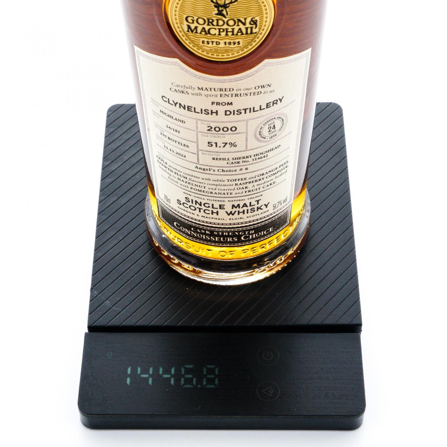 Clynelish 克里尼利基 24年 2000-2024 GM鉴赏家之选 雪莉桶