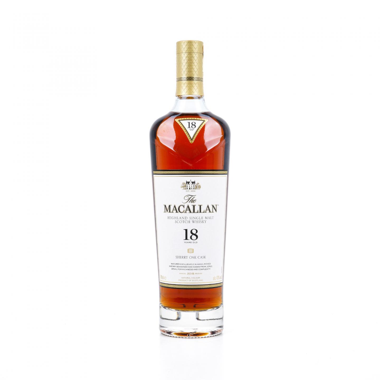 【附X光图】Macallan 麦卡伦 18年 2018 雪莉桶 黑盒