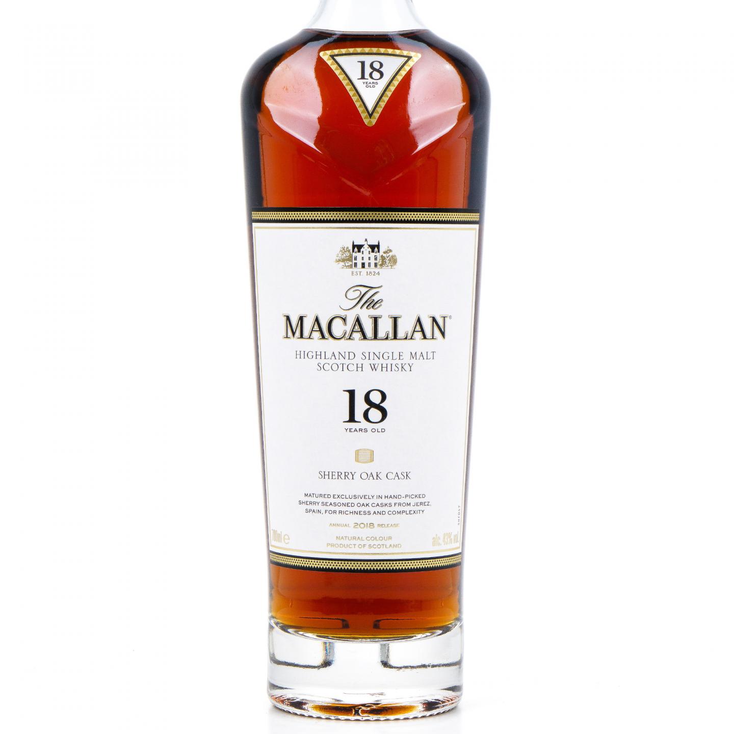 【附X光图】Macallan 麦卡伦 18年 2018 雪莉桶 黑盒