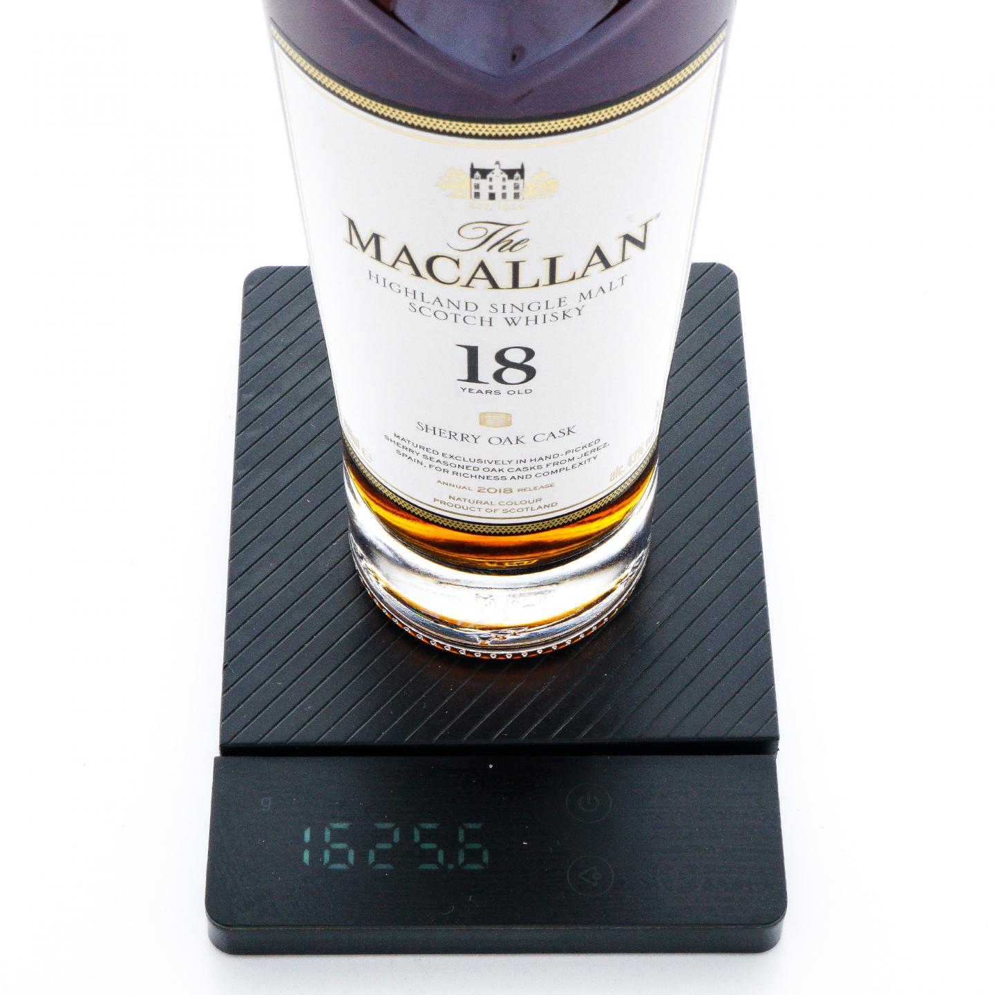 【附X光图】Macallan 麦卡伦 18年 2018 雪莉桶 黑盒