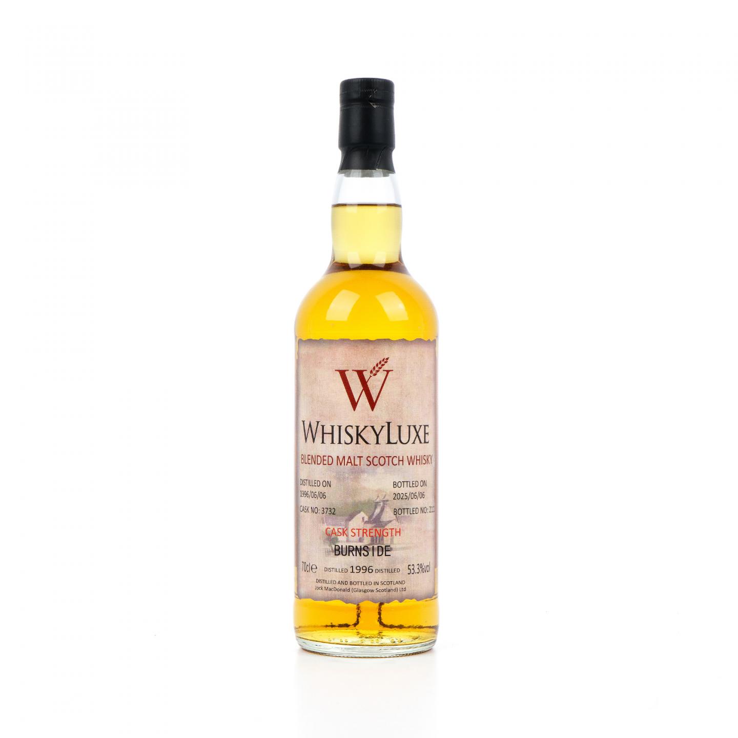 Burnside 1996-2025 百富汤匙桶#3732 Whiskyluxe 桶强