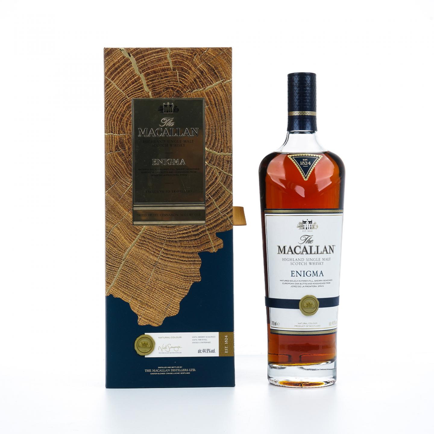 【附X光图】Macallan 麦卡伦 Enigma 湛蓝 探索系列