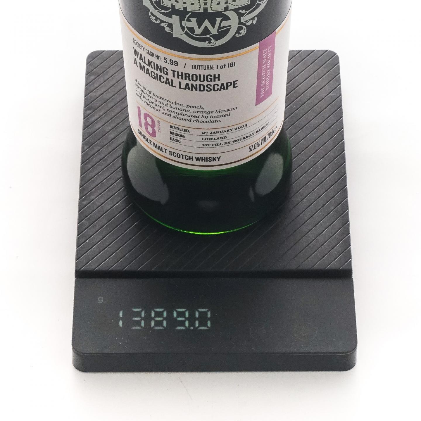 SMWS 5.99 欧肯特轩 18年 2003