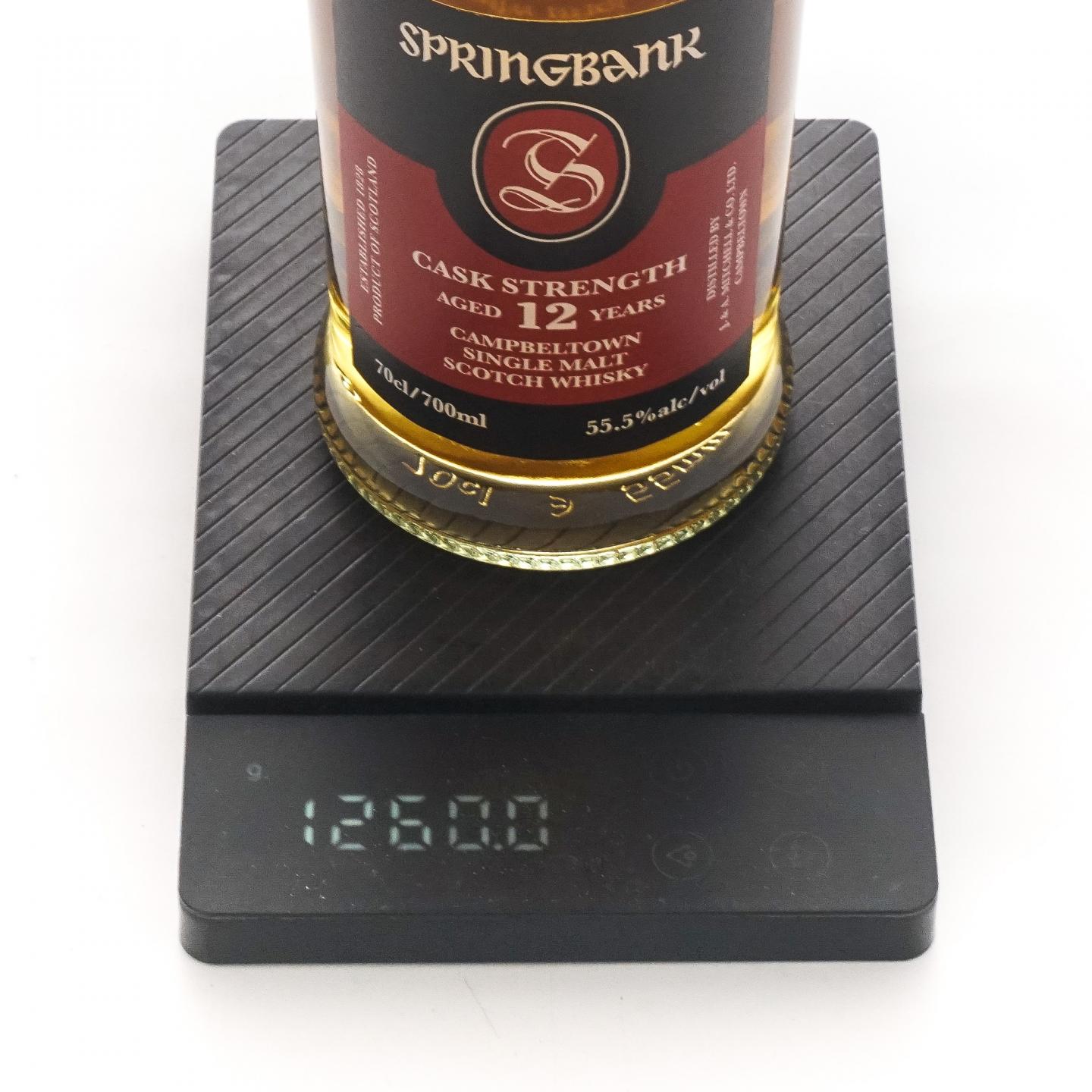 Springbank 云顶 12年 2025 桶强 55.5%Vol.