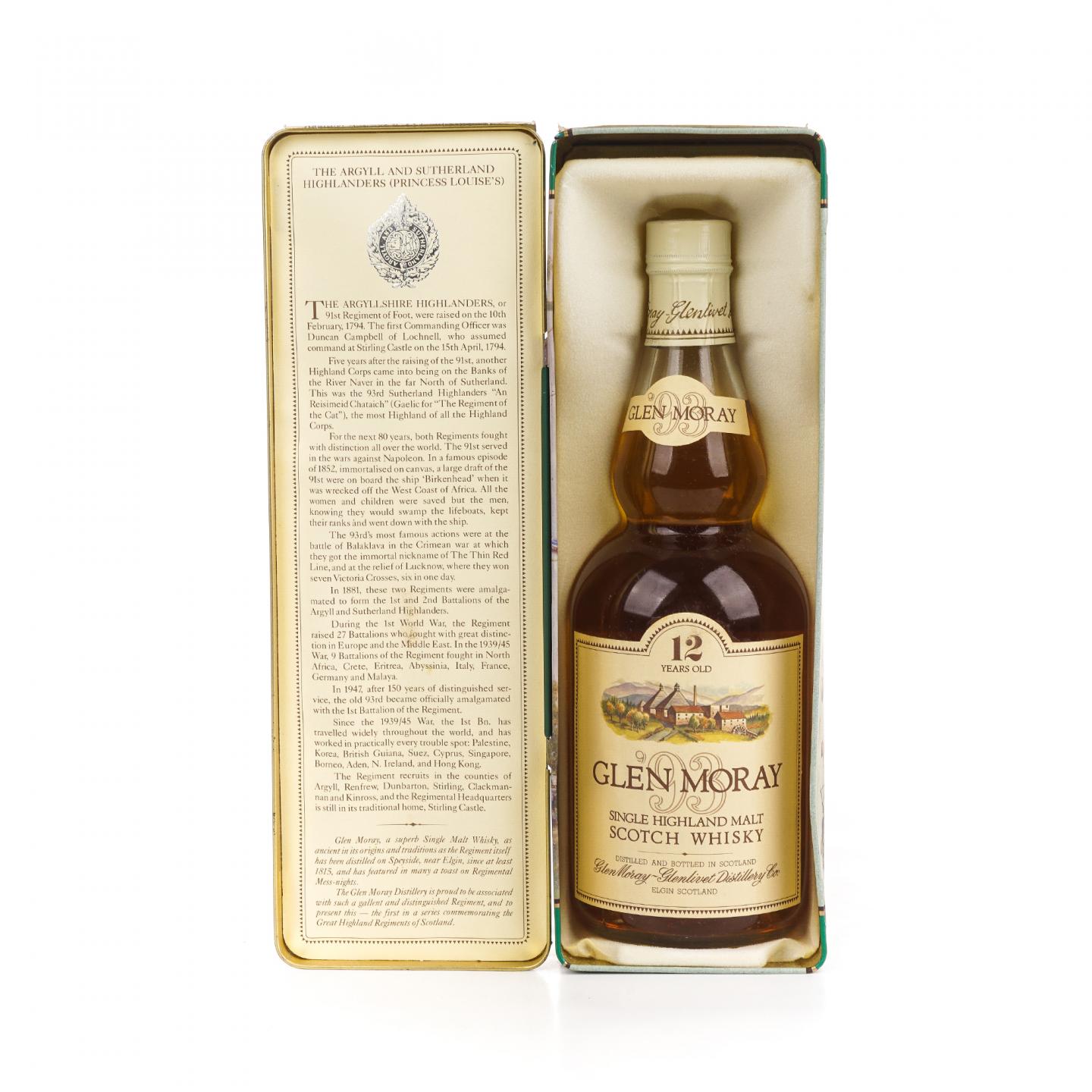 Glen Moray 格兰莫雷 12年 1993版 容量750ml