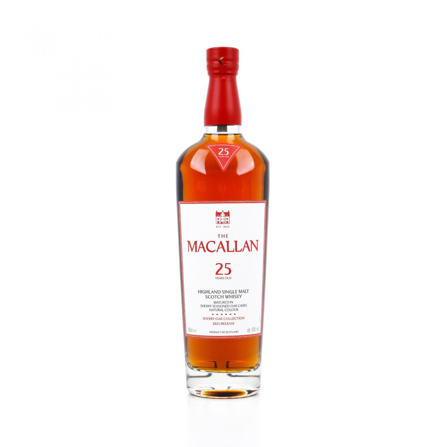 Macallan 麦卡伦 25年 2025 雪莉桶 木礼盒