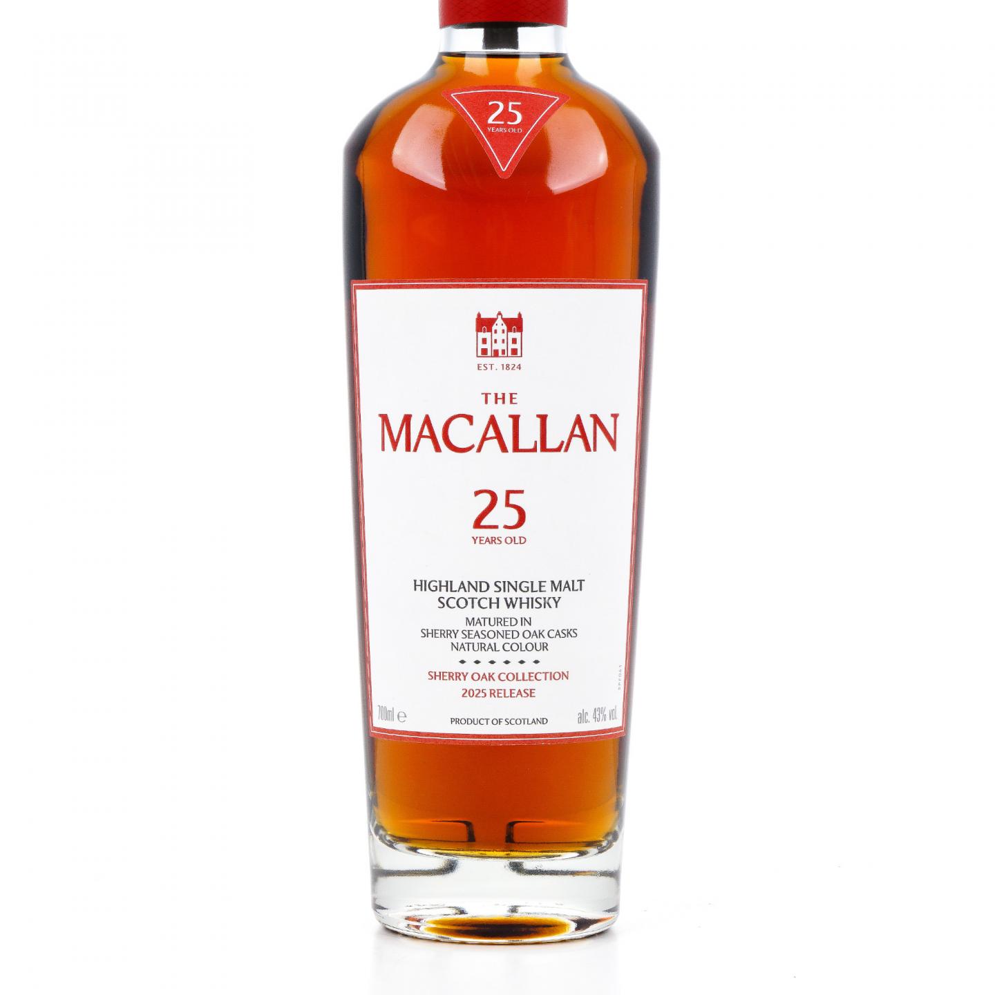 Macallan 麦卡伦 25年 2025 雪莉桶 木礼盒