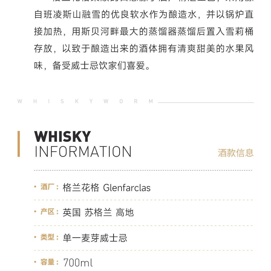 【圣经95分】Glenfarclas 格兰花格15年 单一麦芽威士忌