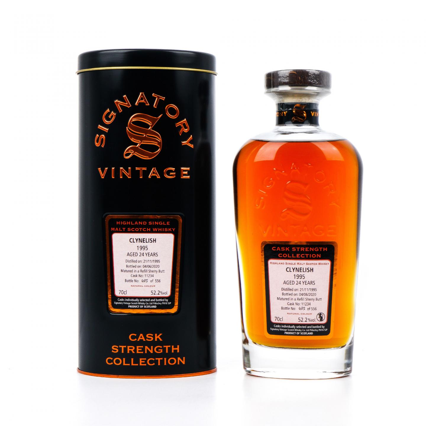 克里尼利基 24年 1995-2020 SV 再填雪莉桶#11234