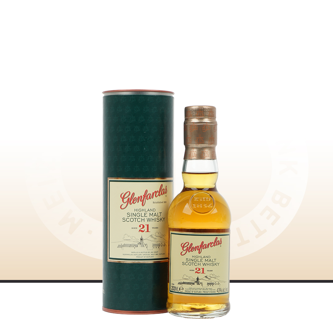 【经典中样】Glenfarclas 格兰花格21年2018 单一麦芽威士忌 200ml