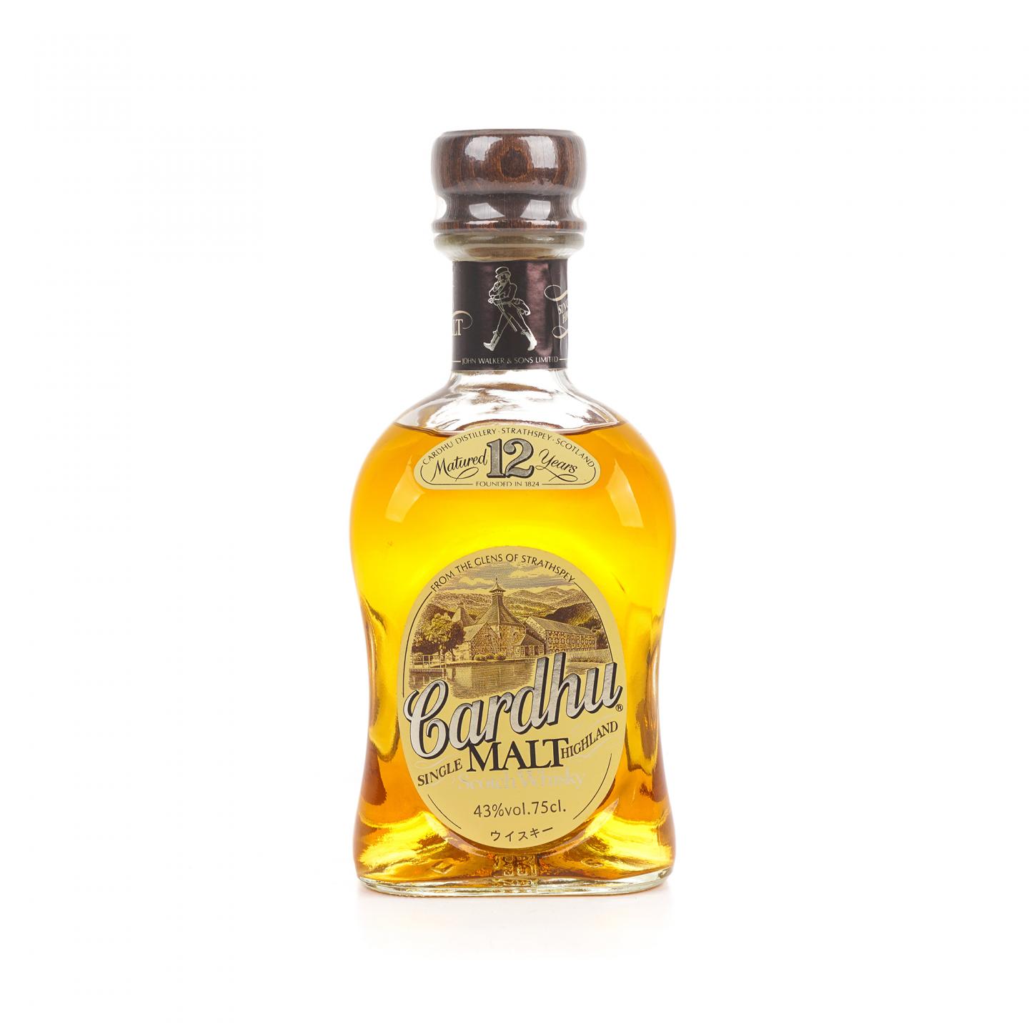 Cardhu 卡杜 12年 日本市场 750ML