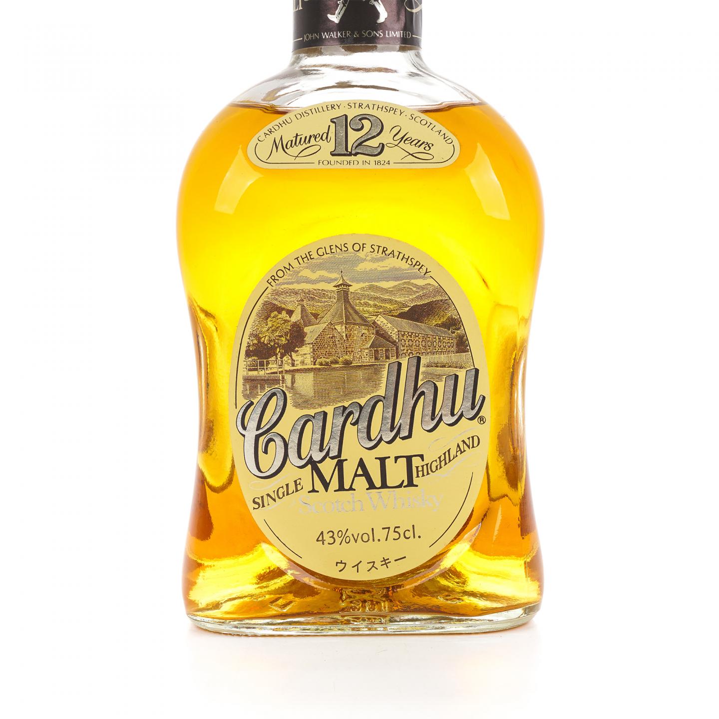 Cardhu 卡杜 12年 日本市场 750ML