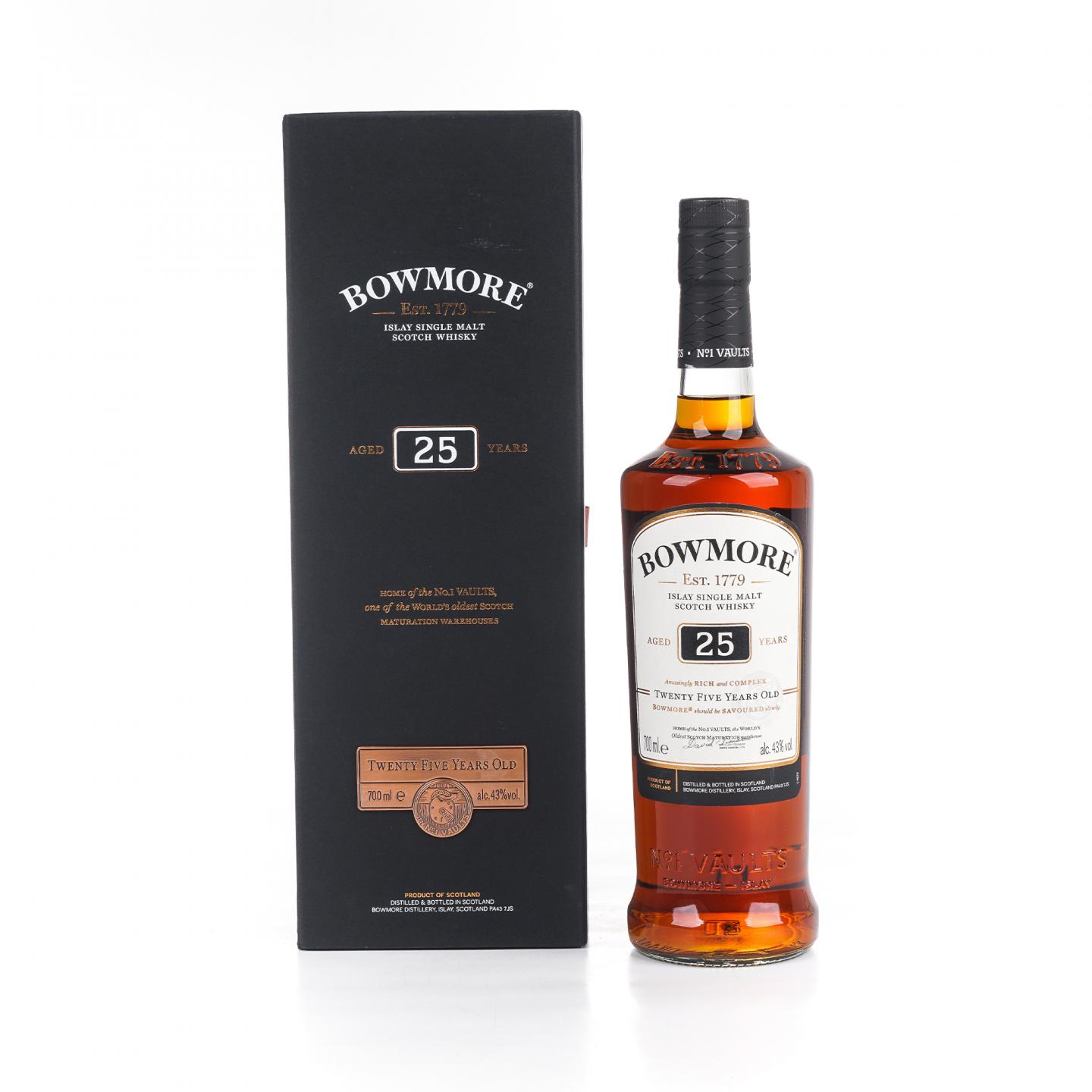 Bowmore 波摩 25年 2019 单一麦芽 黑盒 行货