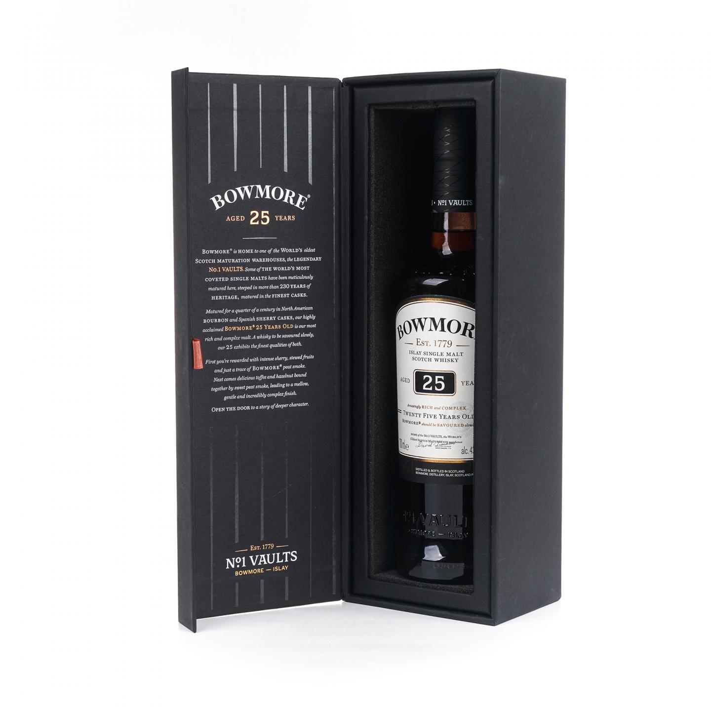 Bowmore 波摩 25年 2019 单一麦芽 黑盒 行货