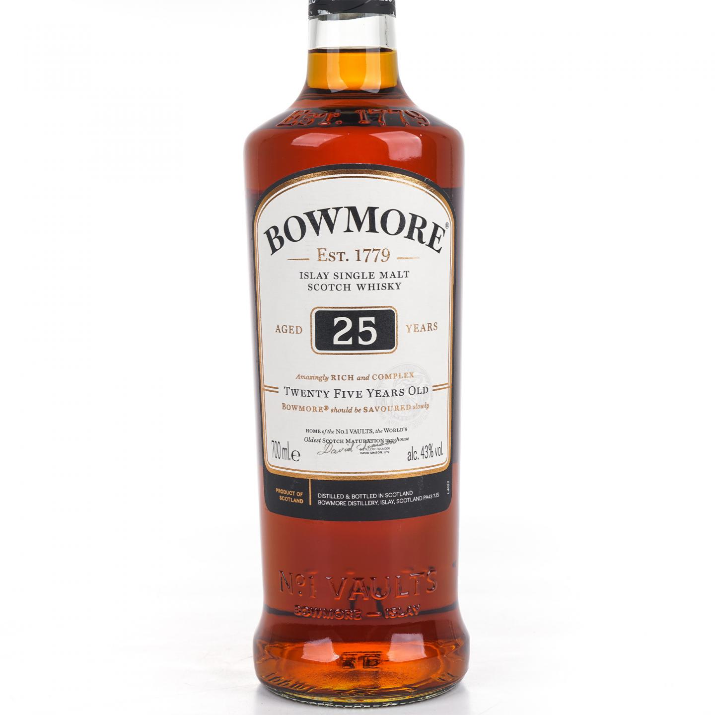 Bowmore 波摩 25年 2019 单一麦芽 黑盒 行货