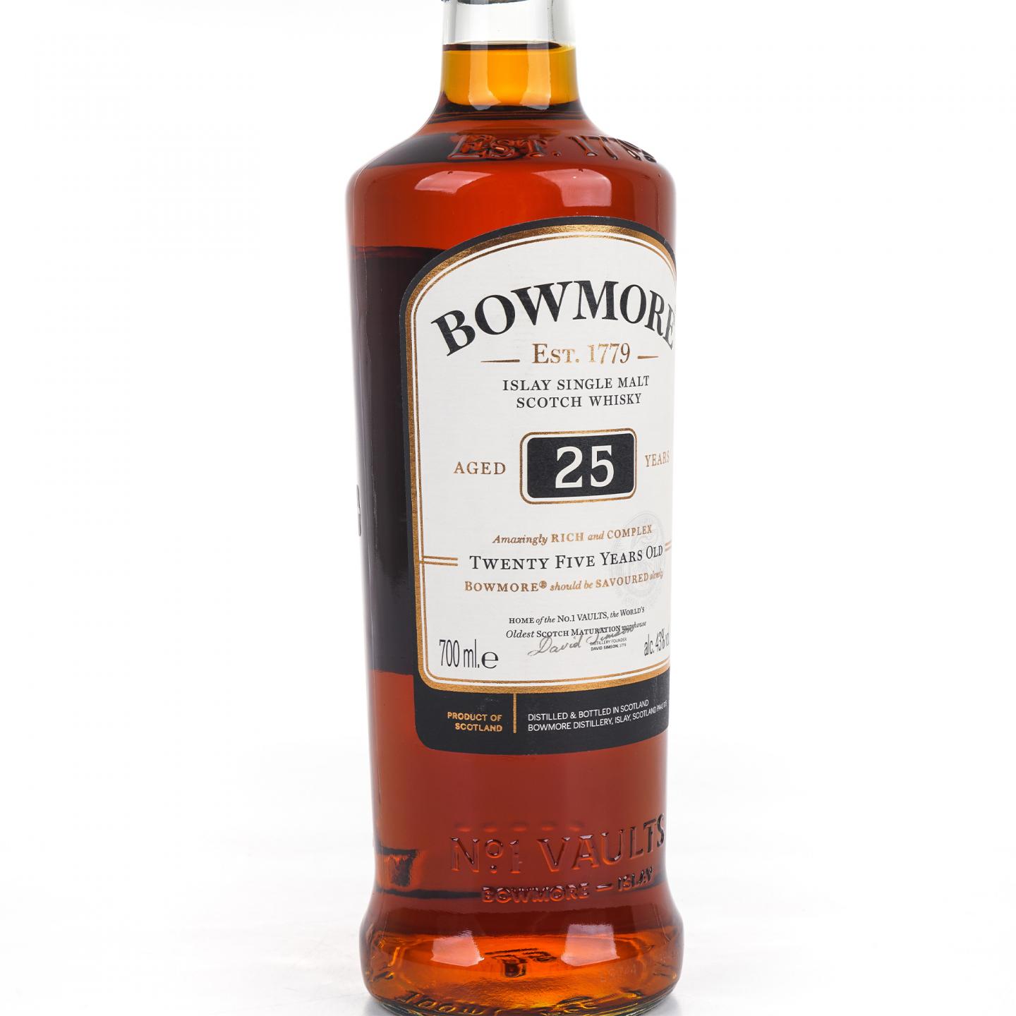 Bowmore 波摩 25年 2019 单一麦芽 黑盒 行货