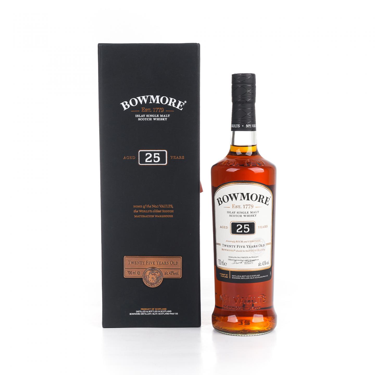 Bowmore 波摩 25年 2021 单一麦芽 黑盒