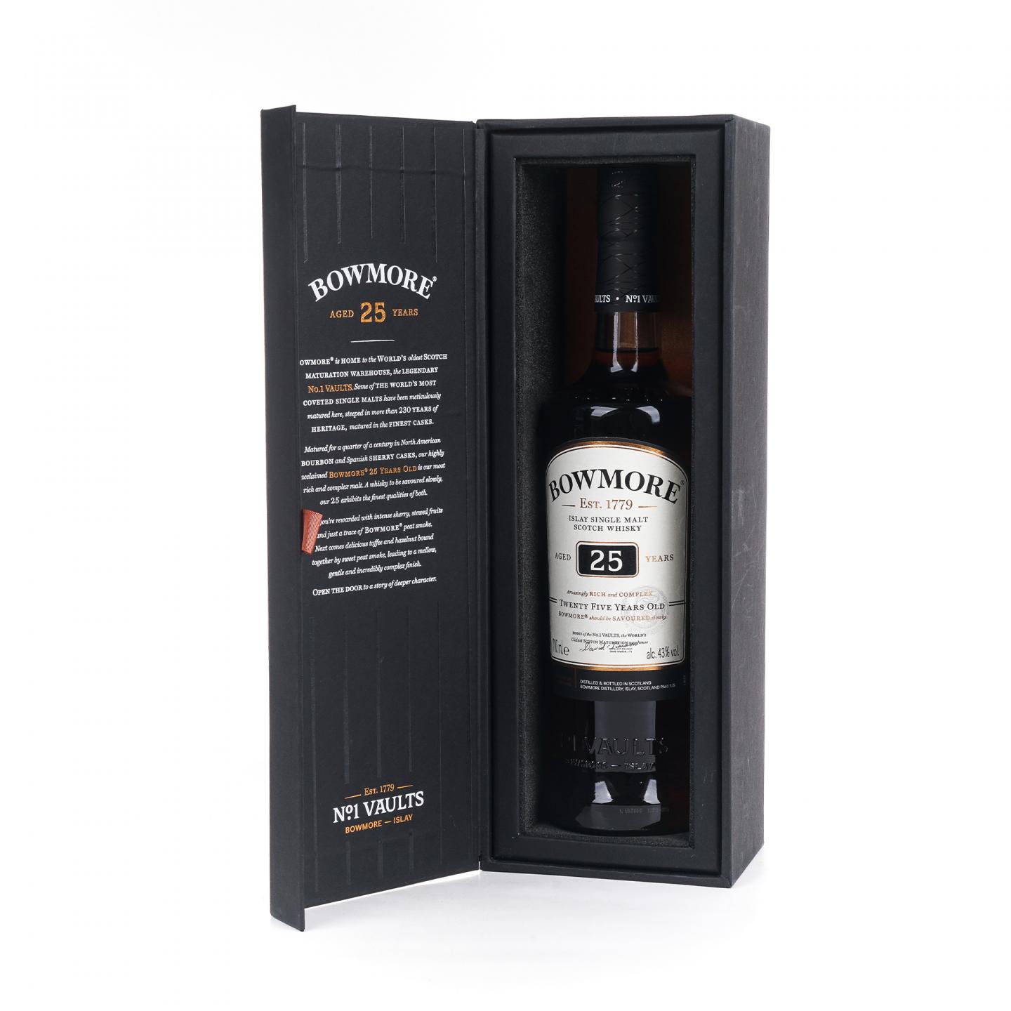 Bowmore 波摩 25年 2021 单一麦芽 黑盒