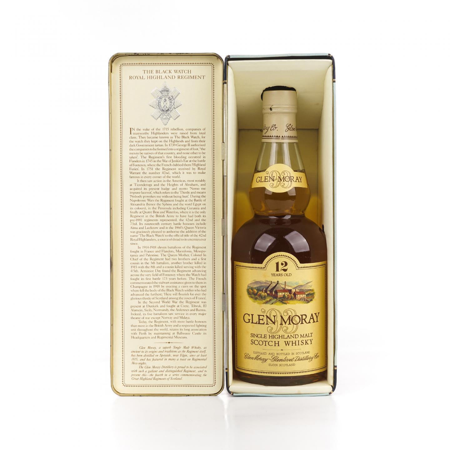 Glen Moray 格兰莫雷 12年 礼盒 750ml