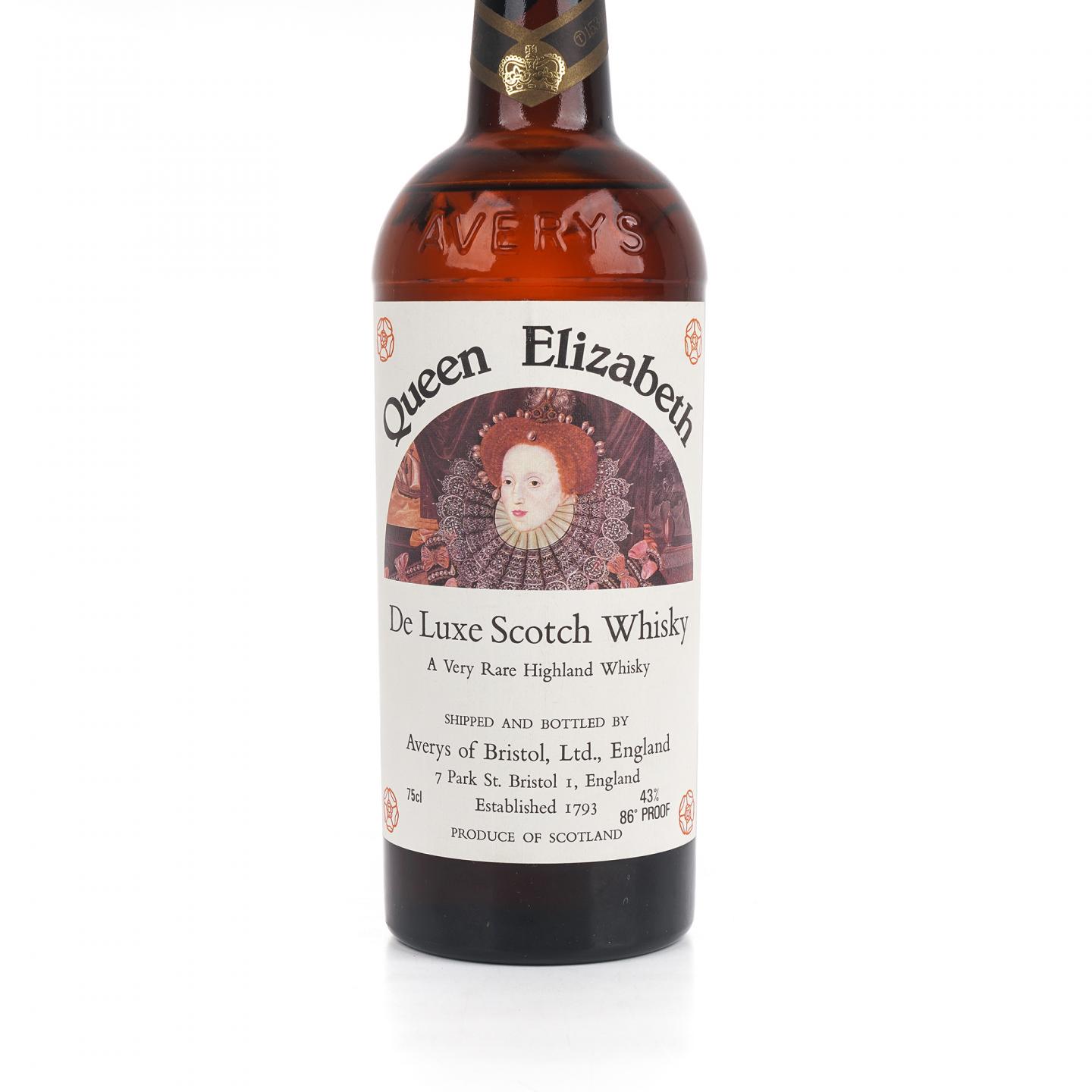 飲料・酒 Queen Elizabeth DeLuxe ScotchWhisky1973年