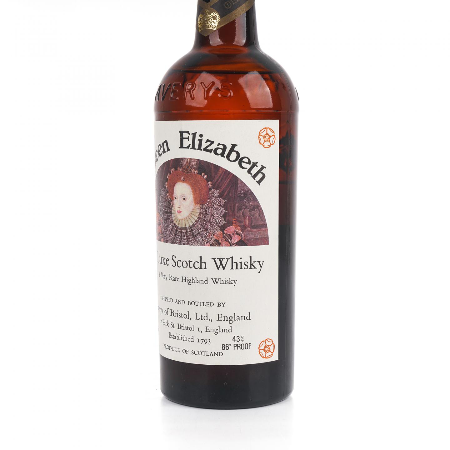 Queen Elizabeth De Luxe Scotch Whisky 750ml_大拍-酒虫网