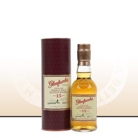 【经典中样】Glenfarclas 格兰花格15年2017 单一麦芽威士忌 200ml