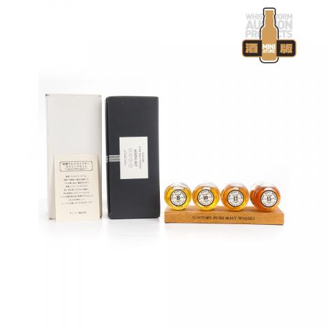 【酒版】三得利 8/10/12/15年 Pure Malt 迷你桶装珍藏组 150ml*4瓶组