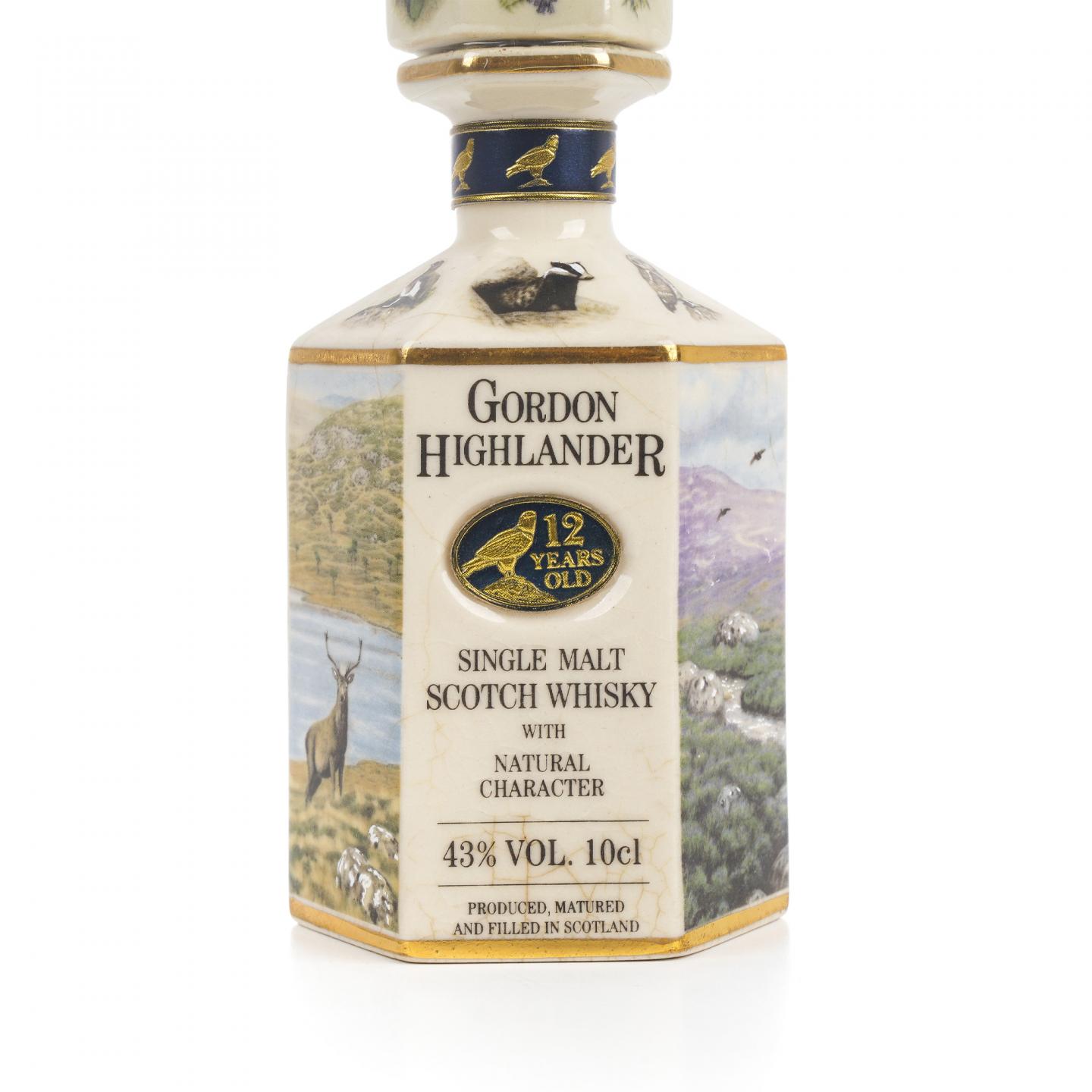 【酒版】Gordon Highlander 汤马丁 12年 陶瓷瓶 100ml