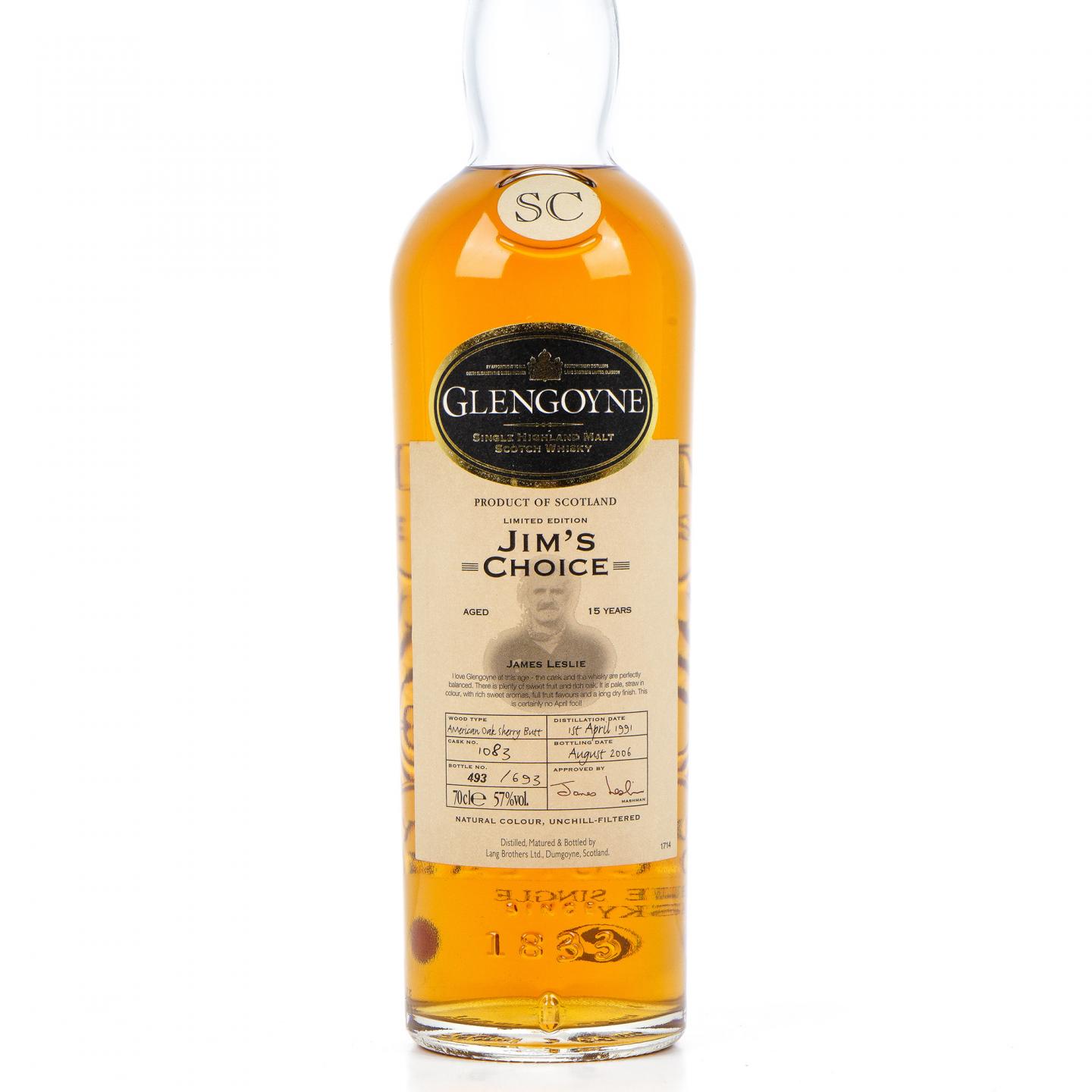 Glengoyne 格兰哥尼 15年 1991-2006 JIM’S CHOICE