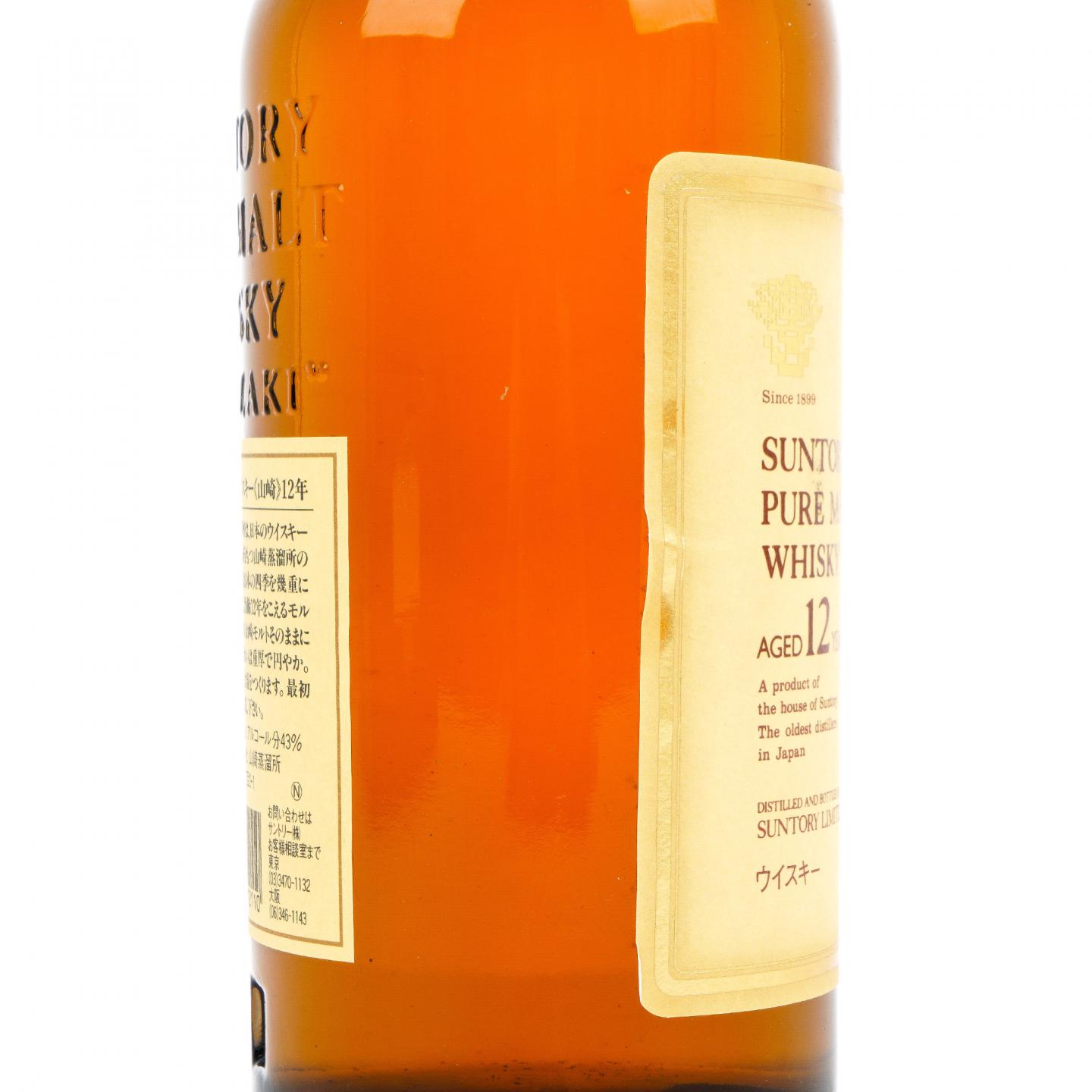 山崎 12年 金花标 Pure Malt 750ML
